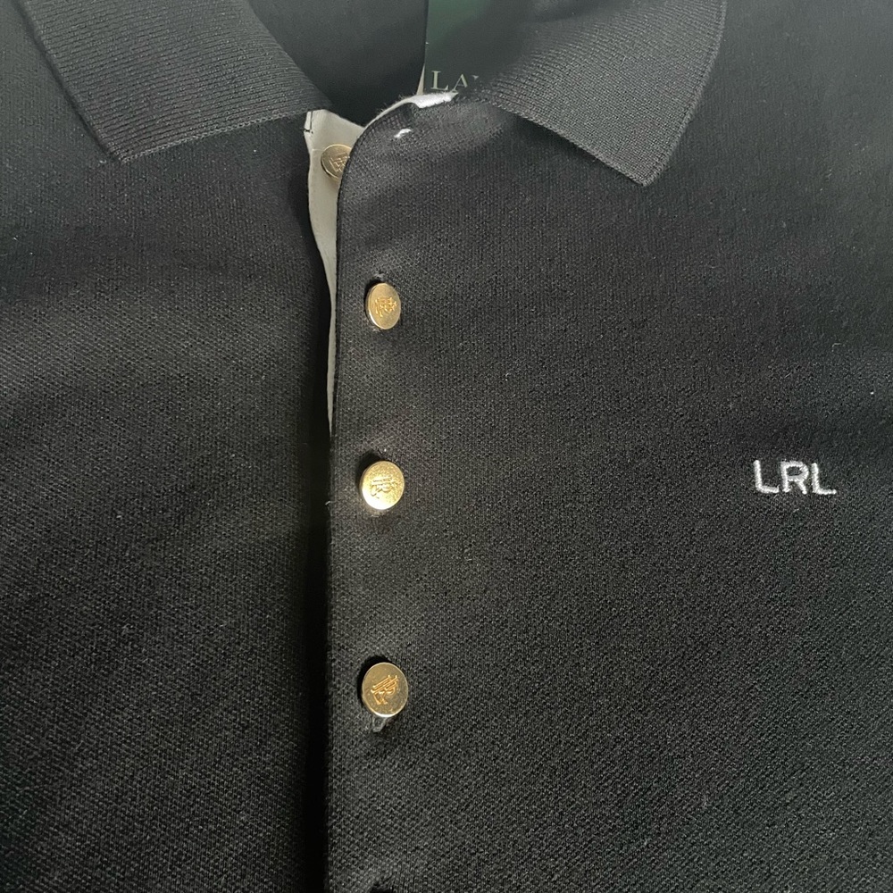 Polo Ralph Lauren golf,tennis dress XLblack color lightweight gold bottoms
